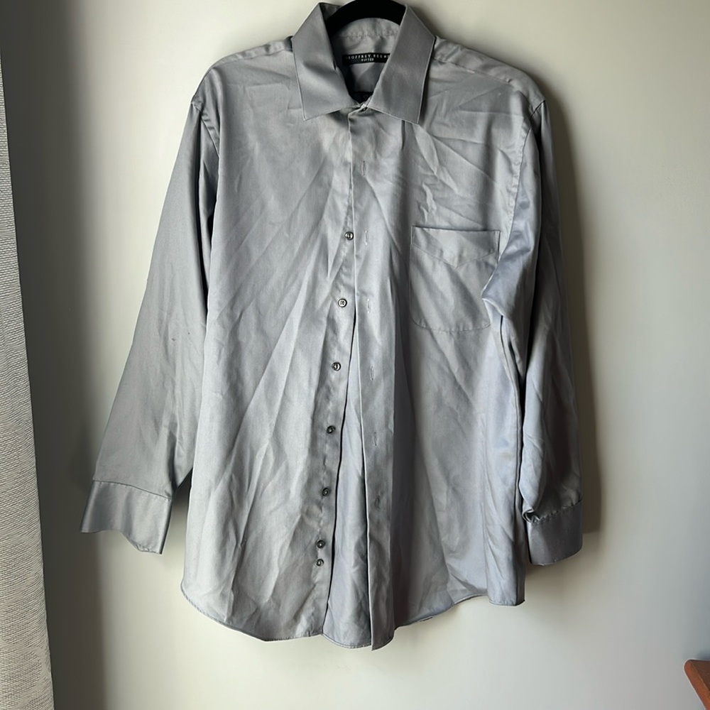Silvery grey dress shirt